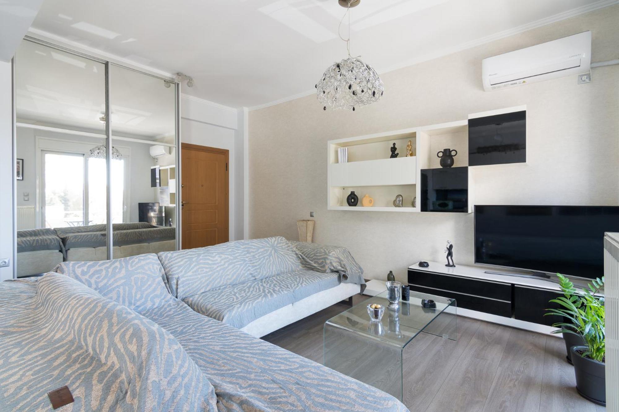 Seaview For 2 In Palaio Faliro Апартаменты Афины
